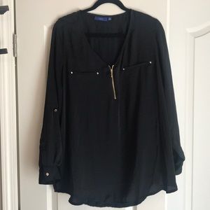 Long sleeve rayon shirt